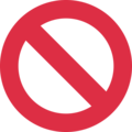 Emoji ícone bloqueado