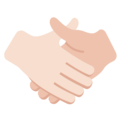 Emoji aperto de mãos